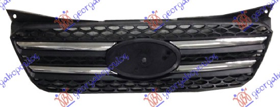GRILLE W/CHROME MOULDINGS