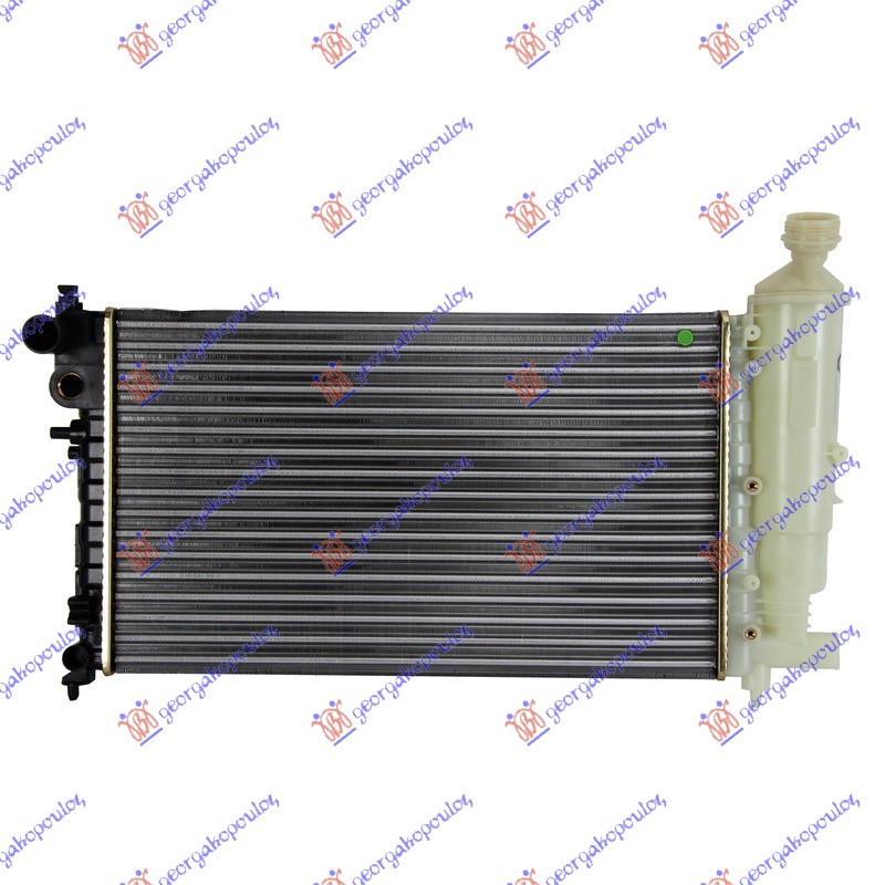 RADIATOR PETROL (530x322) (CAP CLIP) (NRF)