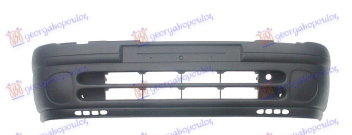 FRONT BUMPER BLACK (W/CUTTING MARKS FOR FOG LAMP HOLES)