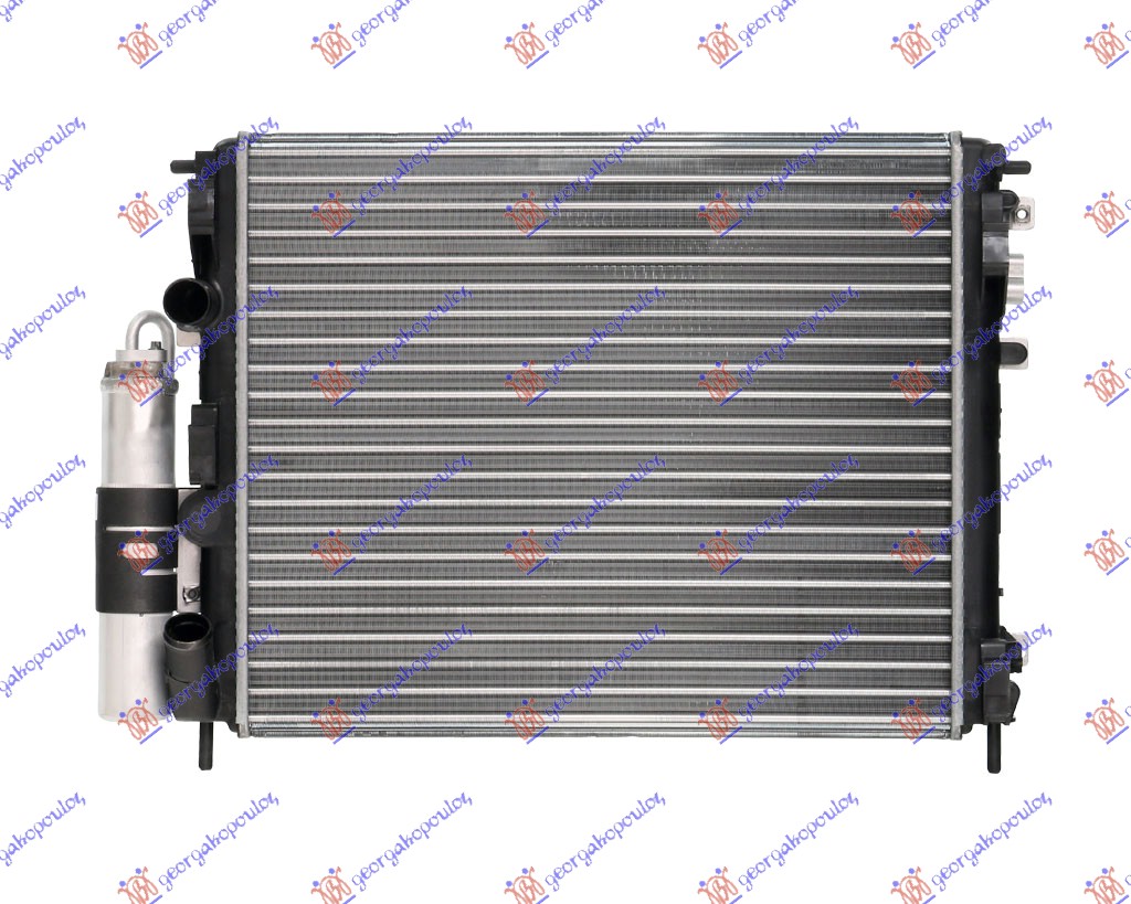 RADIATOR WITH CONDENSER (FIXED) PETROL (480x415)