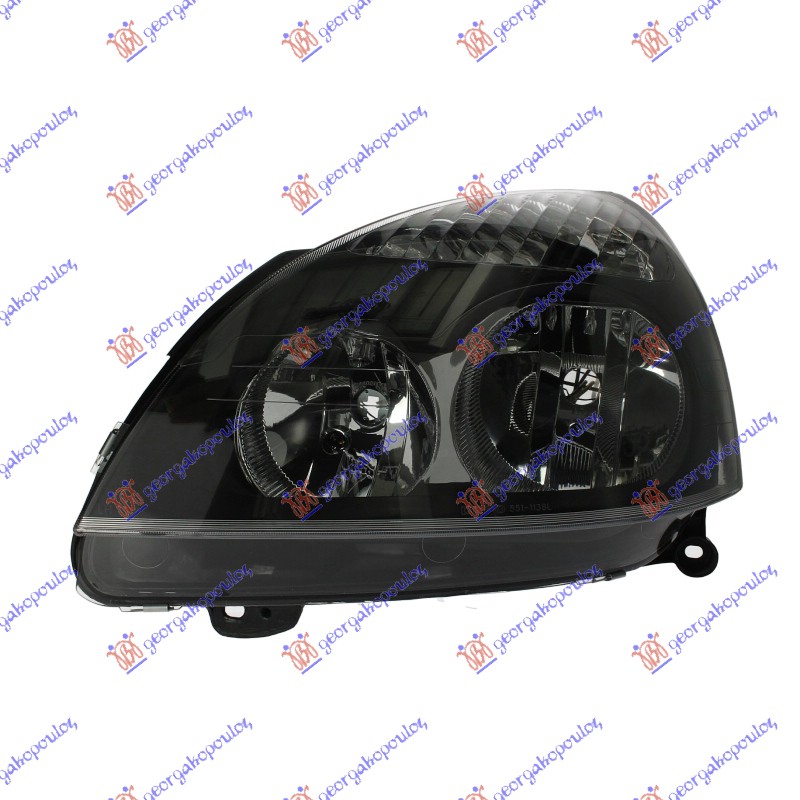HEAD LAMP ELECTRICAL -2004 (BLACK BEZEL) (TYC)