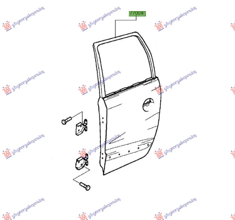 REAR DOOR (ORIGINAL)