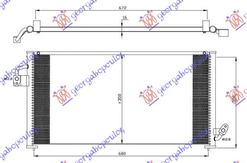 CONDENSER ALL MODEL (1997-1999) (735x347x16)