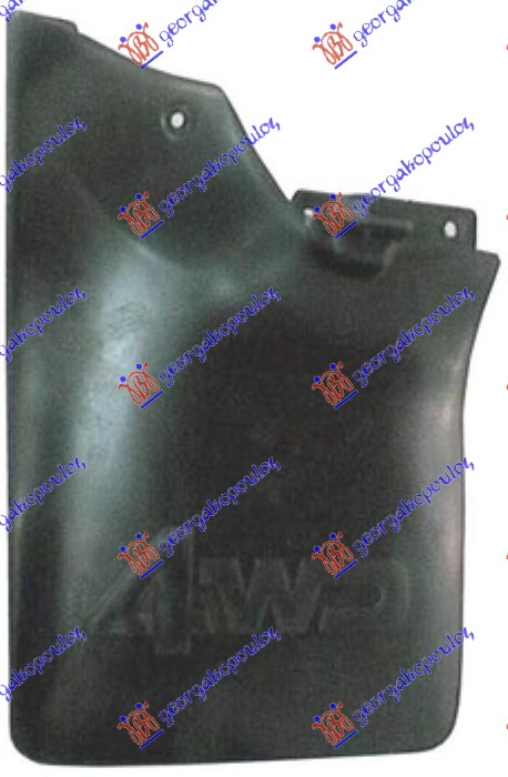 MUD FLAP REAR 4WD