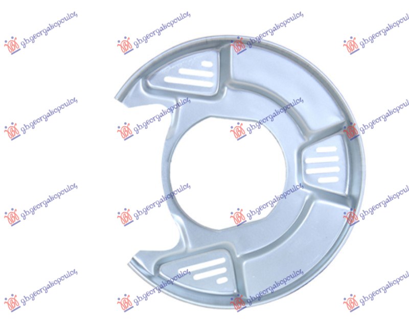 SPLASH PANEL BRAKE DISC REAR (REPAIR PANEL) (PANEL DIAMETER 300/125MM) (DISC DIAMETER 271MM)