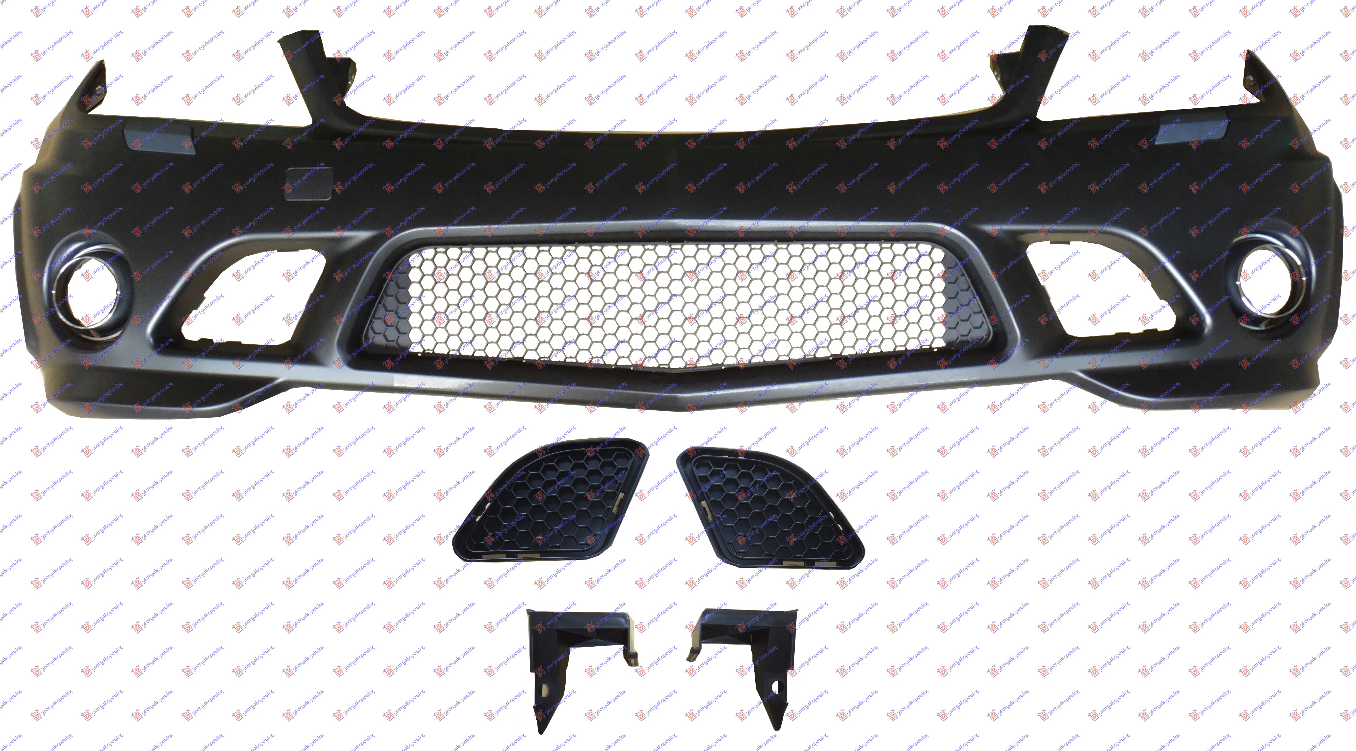 FRONT BUMPER (C63 AMG) COMPLETE (W/WASH)