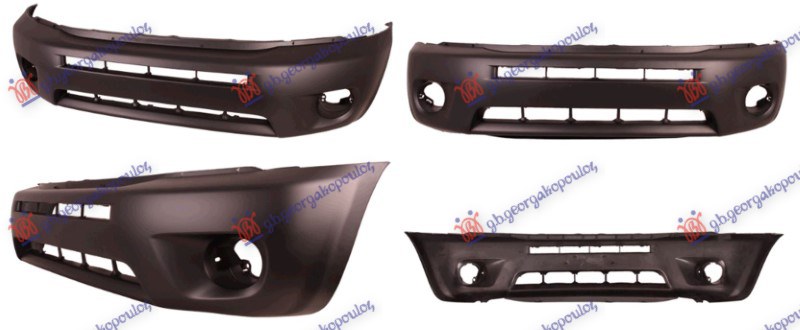 FRONT BUMPER 2003- (W/O FLARE HOLES)