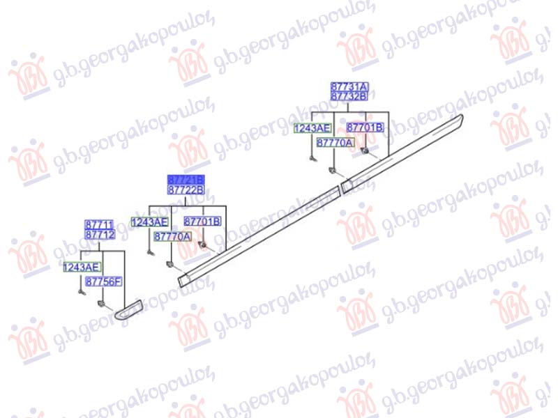 FRONT DOOR MOULDING (ORIGINAL)