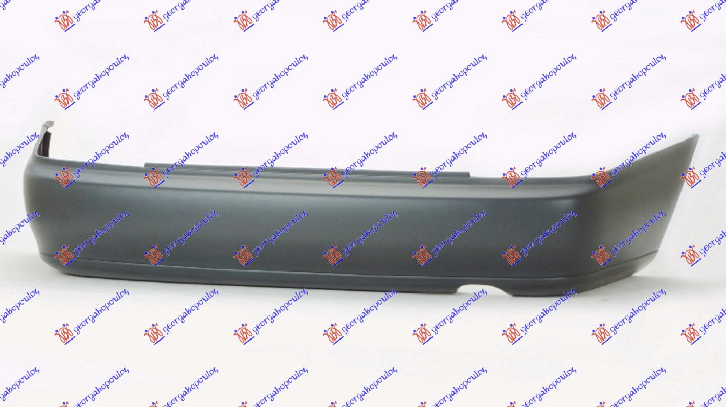 REAR BUMPER BLACK 4D
