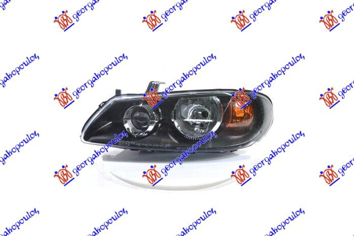 HEAD LAMP ELECTRICAL2002- (BLACK) (DEPO)