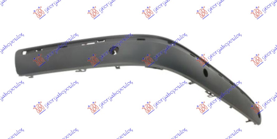 FRONT BUMPER SIDE MOULDING (W/MOULD. HOLES) (W/PDS)
