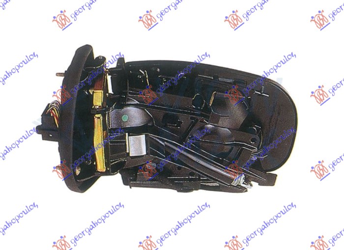 DOOR MIRROR ELECTRICAL HEATED (W/MEMORY) (W/O COVER-W/SIDE LAMP) (ASPHERICAL GLASS)
