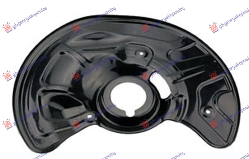 SPLASH PANEL BRAKE DISC FRONT (ALUMINIUM)