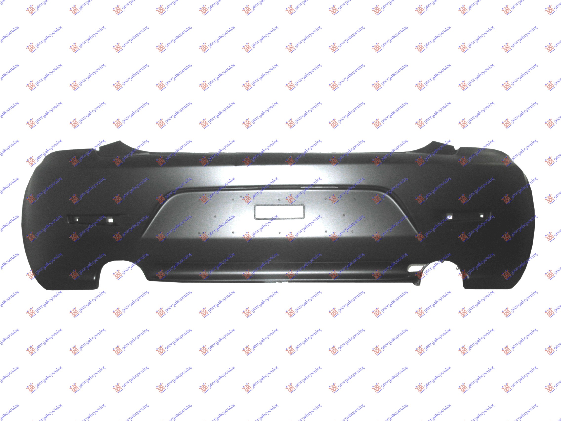 REAR BUMPER PRIMED 2004- (A QUALITY)