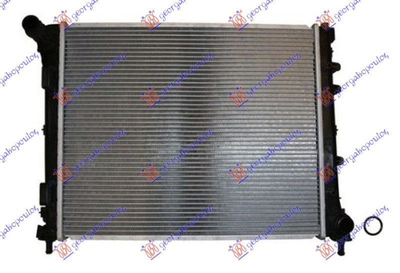 RADIATOR 0.9-1.0 PETROL (48x39.2x1.6) (NRF)