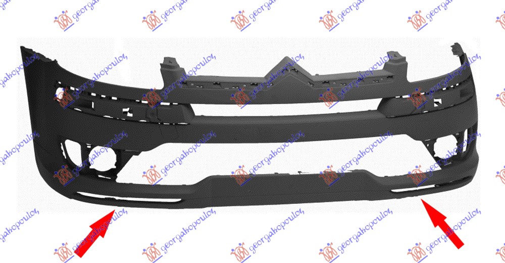 FRONT BUMPER -2008 (W/AIR DUCTS) (A QUALITY)