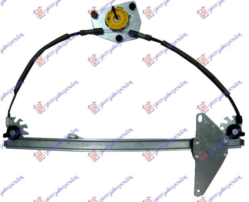 FRONT WINDOW REGULATOR ELECTRICAL 5D (W/O MOTOR)