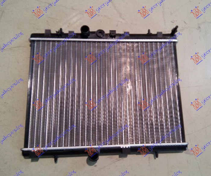RADIATOR PETROL-DIESEL (38x55x1.8) WITH FAN HOLDER