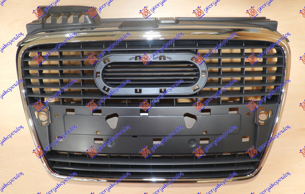GRILLE (GREY) (W/CHROME FRAME) (W/OUT LICENCE PLATE)