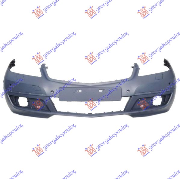 FRONT BUMPER (AVANTGARDE) (W/4 PDC & WASHER HOLES) 2008-