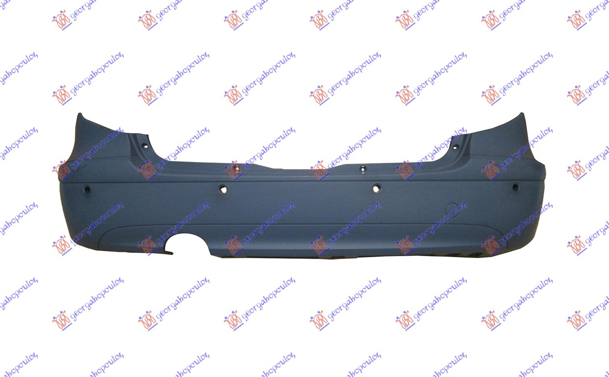 REAR BUMPER PRIMED (CLASSIC) (W/4 PDC) -2008