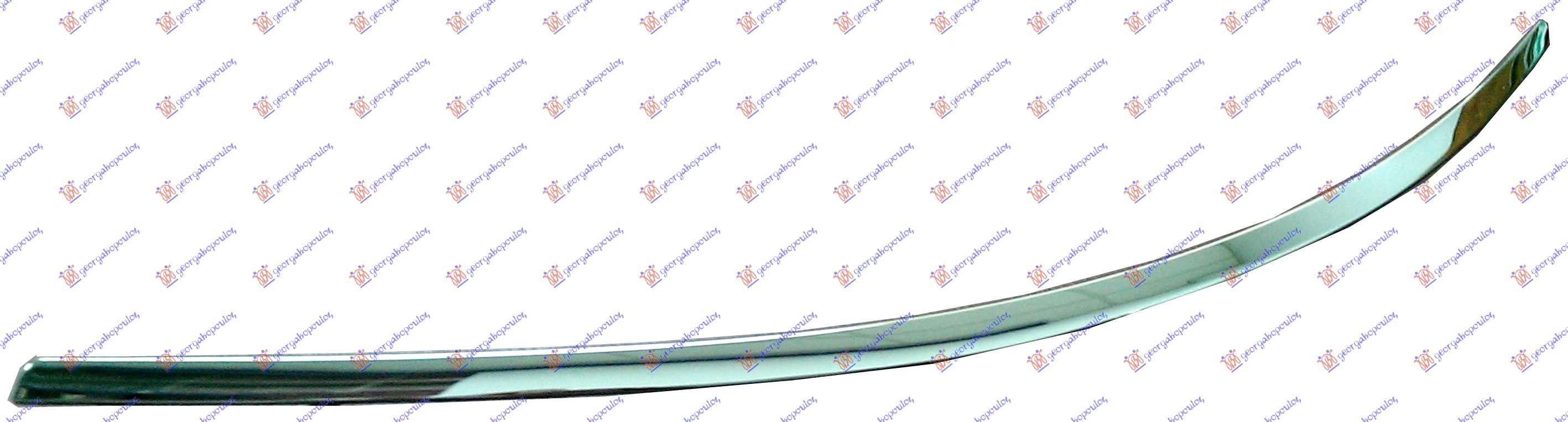 REAR BUMPER CHROME MOULDING -2008