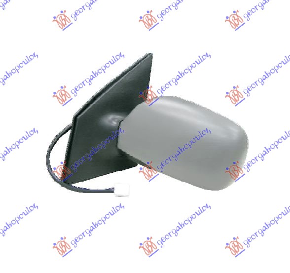 DOOR MIRROR ELECTRICAL HEATED PRIMED 2003- (CONVEX GLASS)