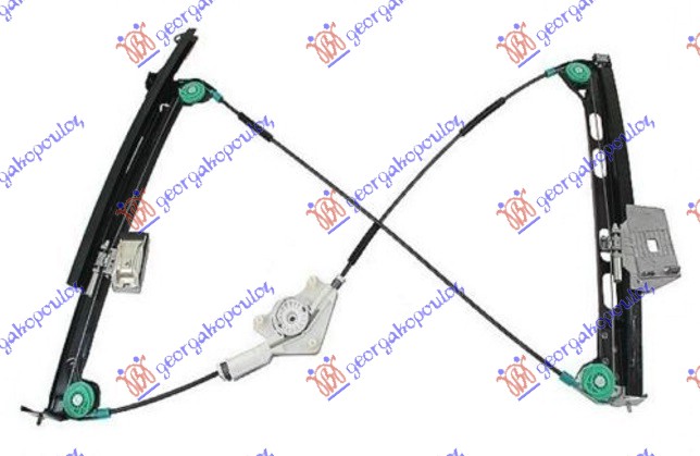FRONT WINDOW REGULATOR ELECTRICAL (W/O MOTOR) CABRIO