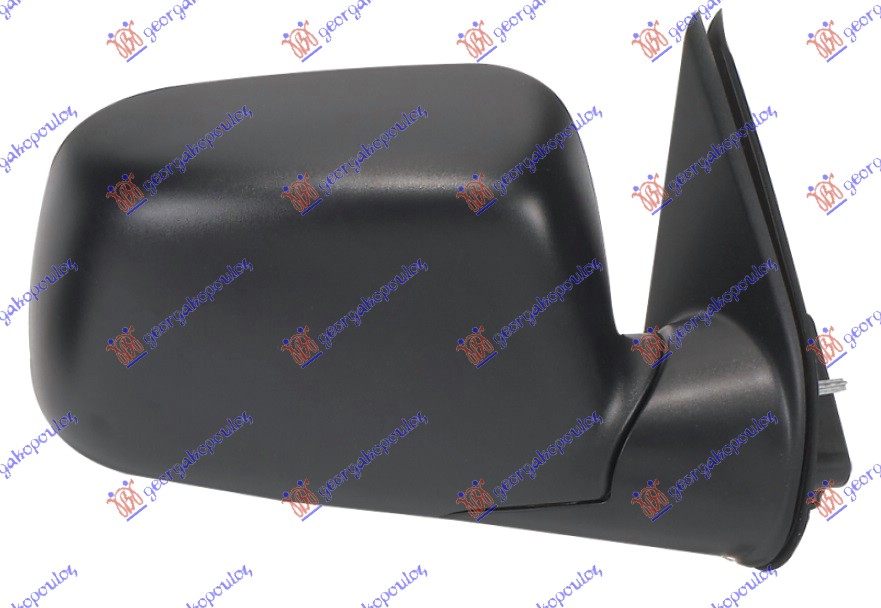 DOOR MIRROR MANUAL (BLACK) (CONVEX GLASS)