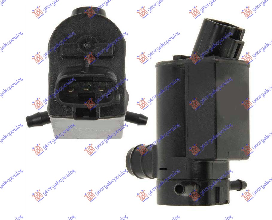 MOTOR FOR WIPER WASHER TANK (SQUARE PLUG) (3pin) (DUAL)