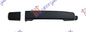 DOOR HANDLE FRONT OUTER BLACK (& REAR RH=LH)