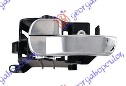 DOOR HANDLE INNER CHROME (W/LOCK)