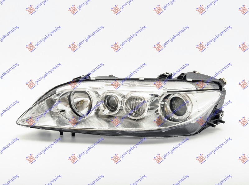 HEAD LAMP (W/FOG LAMP) LAMP (CHROME) (DEPO)