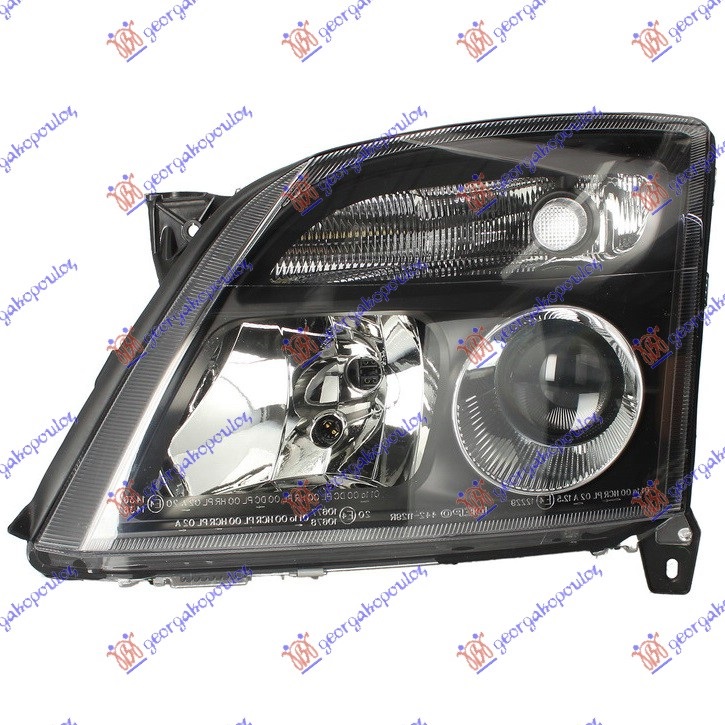 HEAD LAMP ELECTRICAL BLACK (TYC)