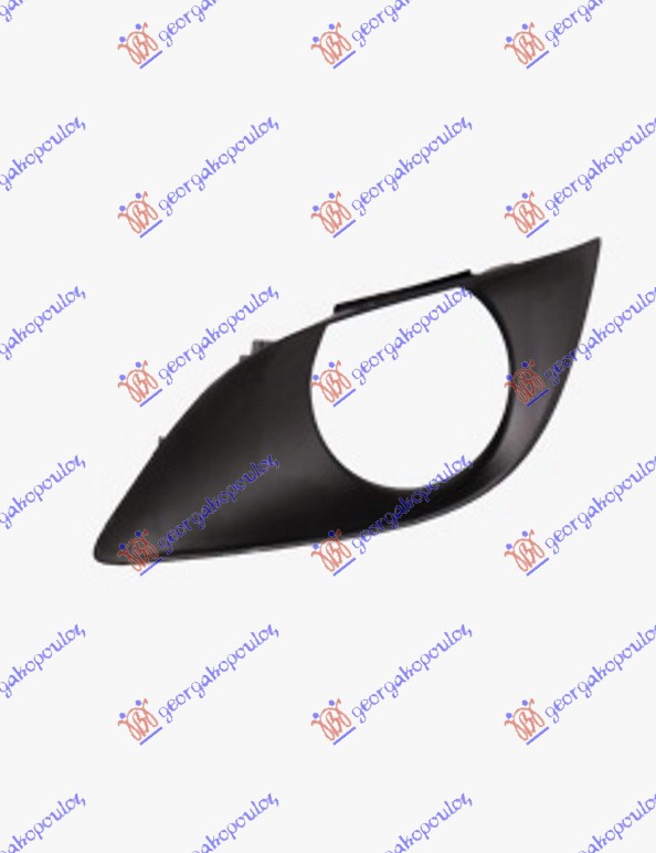 FRONT BUMPER GRILLE (FOG LAMP FRAME) 2009-