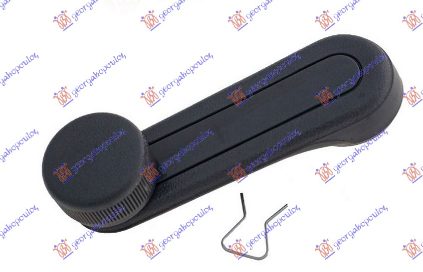 WINDOW REGULATOR HANDLE GREY