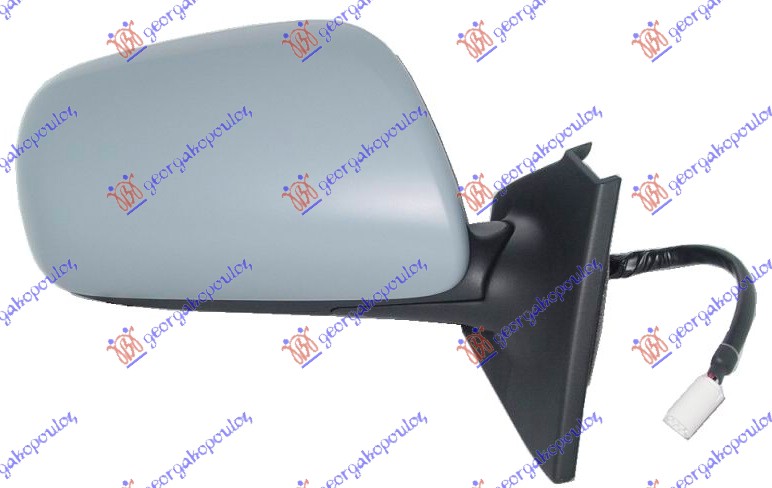 Oglindă electric încălzit(ă) rabatabil(ă) grunduit(ă) (sticlă convexă)