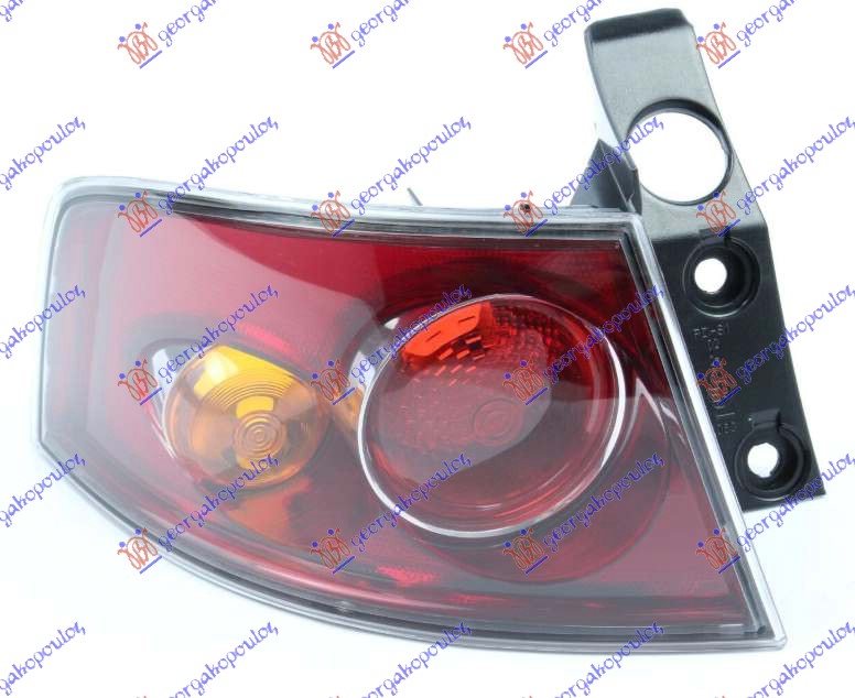 TAIL LAMP OUTER (LIGHT RED) (DEPO)