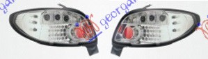 Set stopuri cromat LED