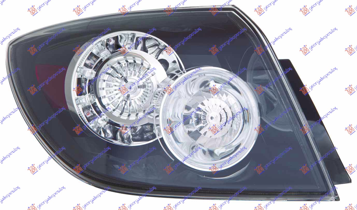 TAIL LAMP OUTER 5D CLEAR LED (DEPO)