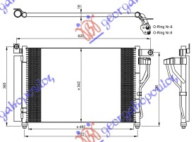CONDENSER 1.5 CRDi (505x350x16)