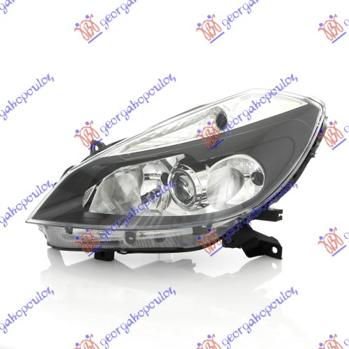 HEAD LAMP ELECTRICAL (W/FOG LAMP) BLACK MIRROR (W/REGULATOR) (VALEO)