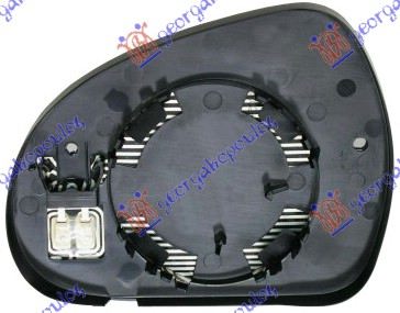 DOOR MIRROR GLASS HEATED (CONVEX GLASS)