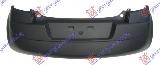 REAR BUMPER 3/5D (W/MOULDING COMPLETE)