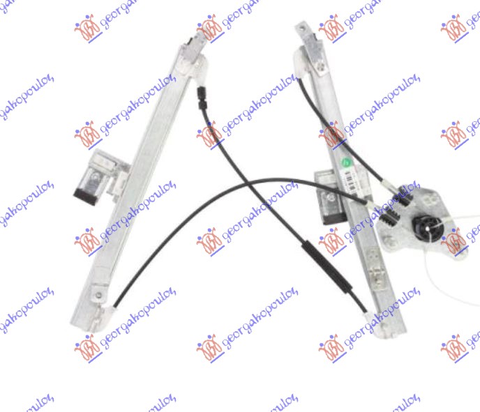 FRONT WINDOW REGULATOR ELECTRICAL 5D (W/O MOTOR)
