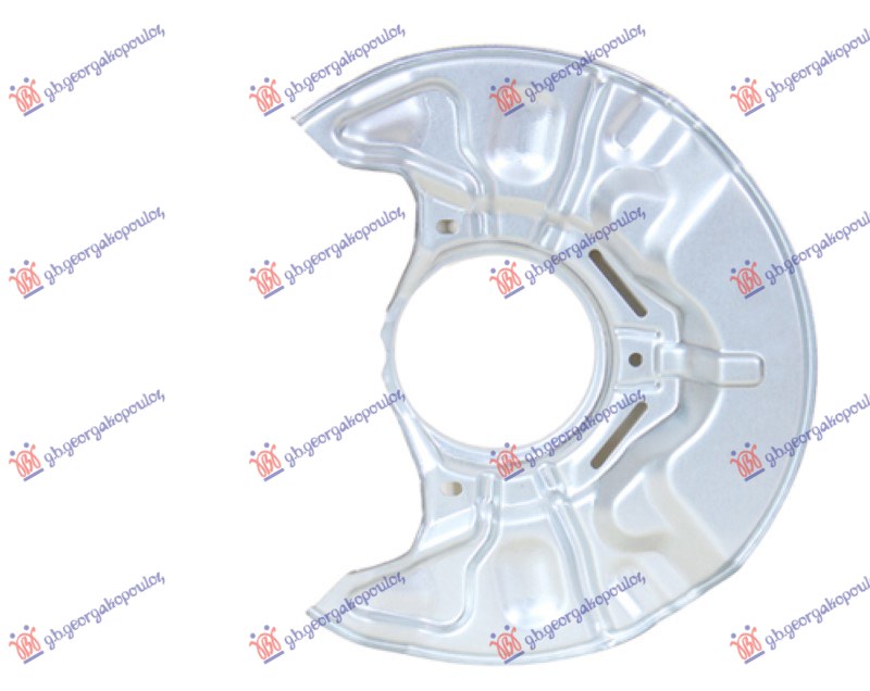 SPLASH PANEL BRAKE DISC FRONT (DISC DIAMETER 295MM)
