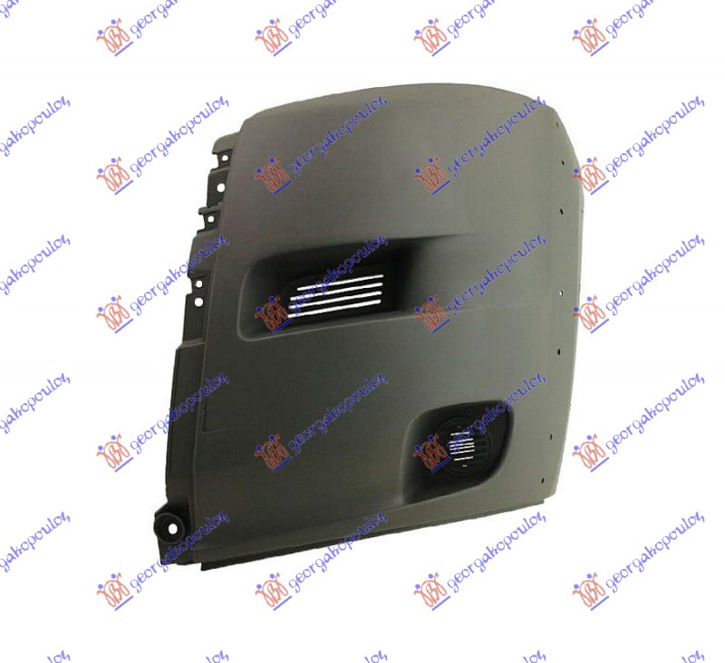 FRONT BUMPER END (W & W/O FOG LAMP HOLE) (W & W/O FLARE HOLE)