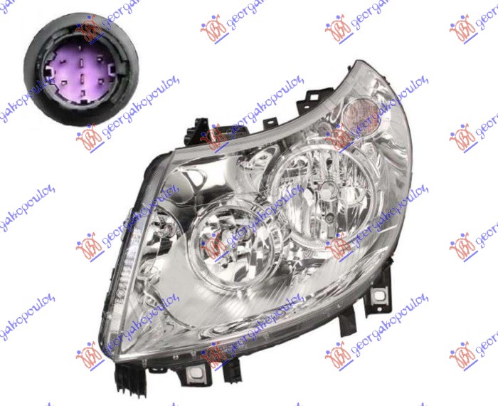 HEAD LAMP ELECTRICAL (H15/H7/PY21W/W5W) 2011- (MARELLI)