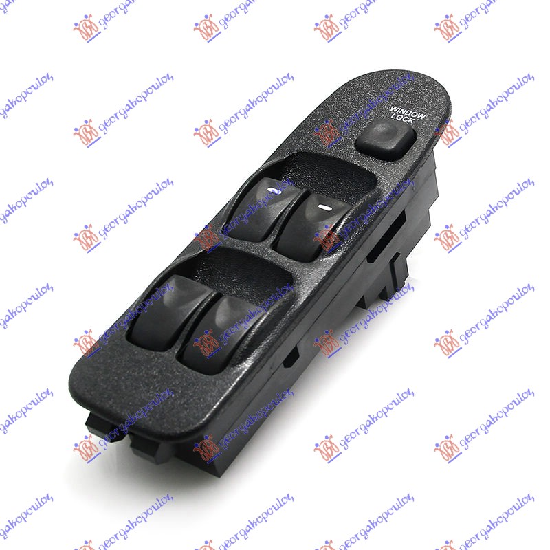 DOOR SWITCH FRONT W/FRAME W/O CENTRAL LOCK (Quatern) (18pin)