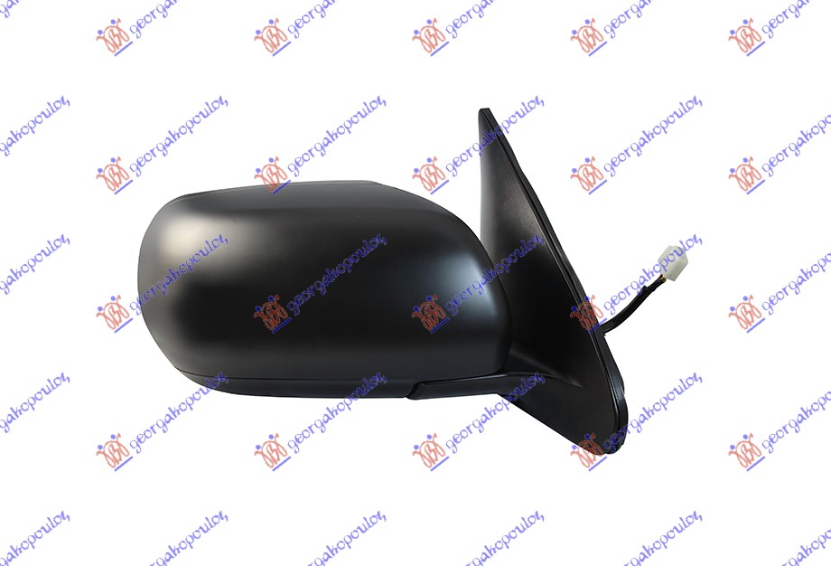 DOOR MIRROR ELECTRICAL HEATED FOLDABLE PRIMED -2009 (A QUALITY) (CONVEX GLASS)